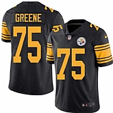 Nike Men & Women & Youth Steelers 75 Joe Greene Black Color Rush Limited Jersey,baseball caps,new era cap wholesale,wholesale hats